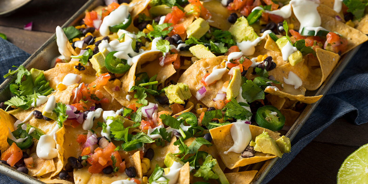Homemade Loaded Sheet Pan Nachos