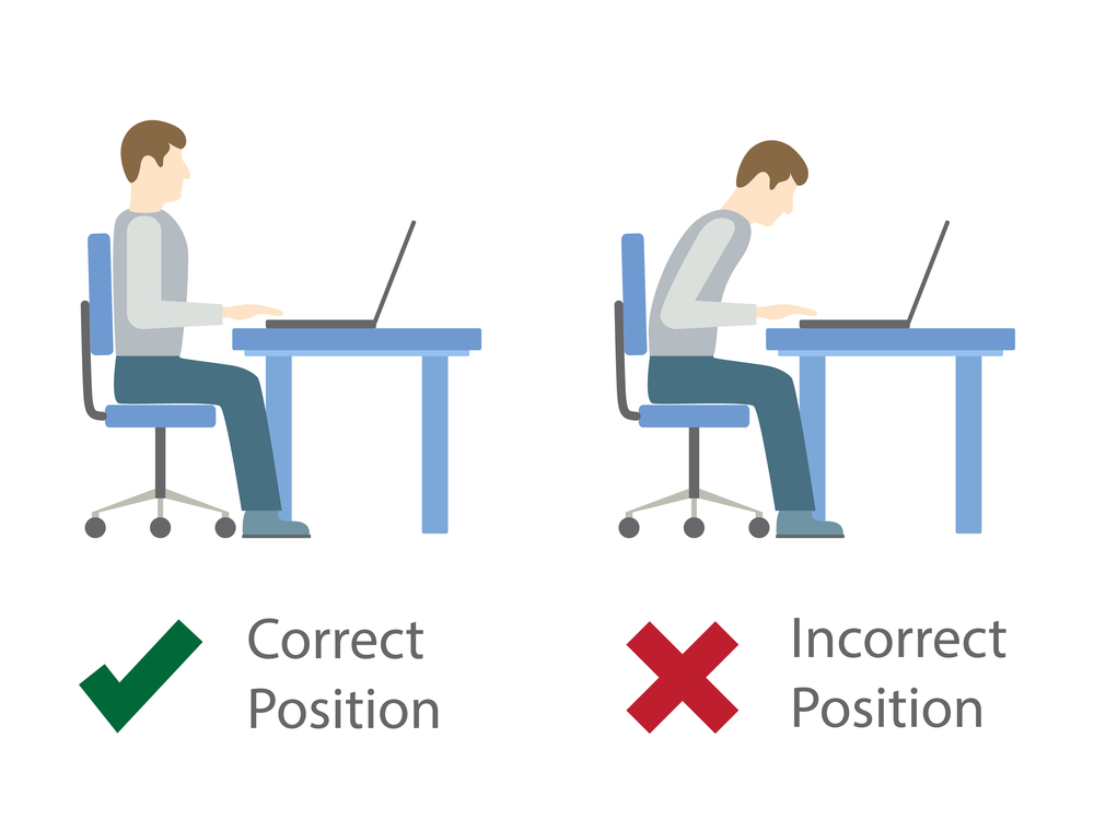 Sitting positions: Posture and back health