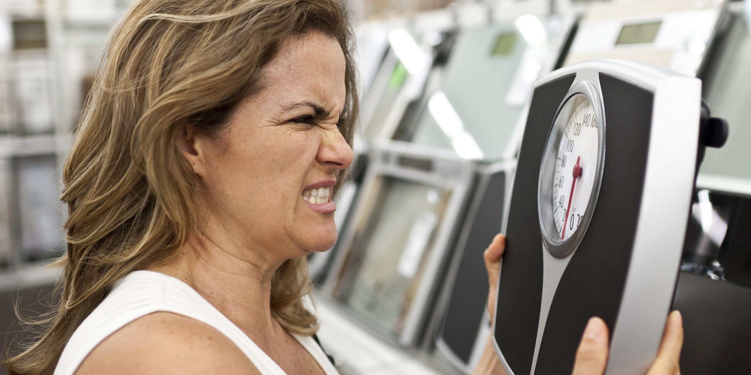 I hate bathroom scales