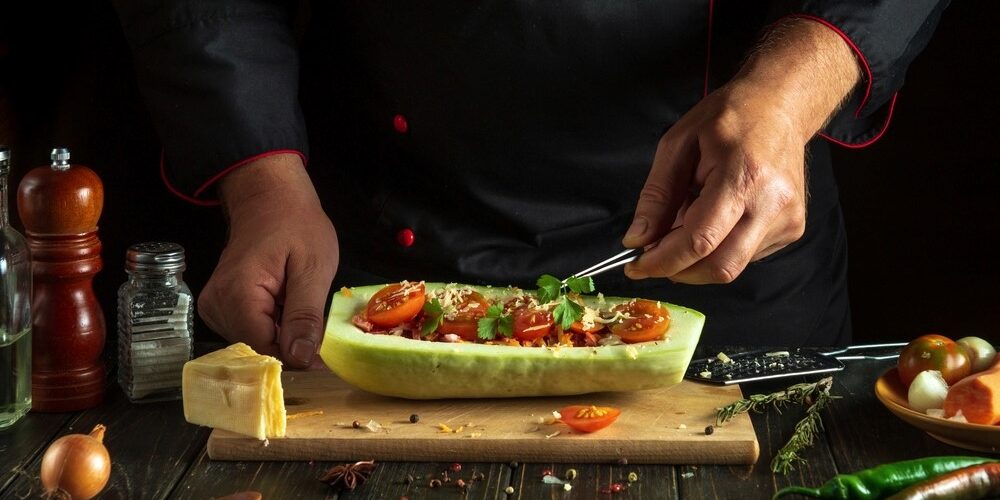 Grilled_Bruschetta_Stuffed_Zucchini_Boat