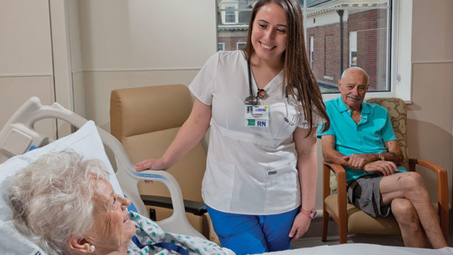 Mather Hospital Patient Room