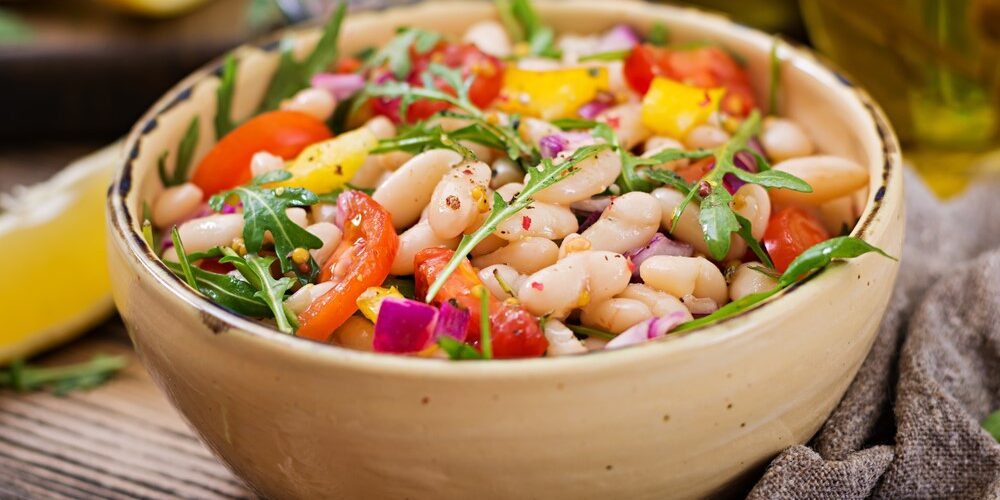 White bean caprese salad 7-1-19