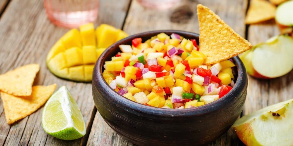 Sweet and spicy apple salsa 11-8-19