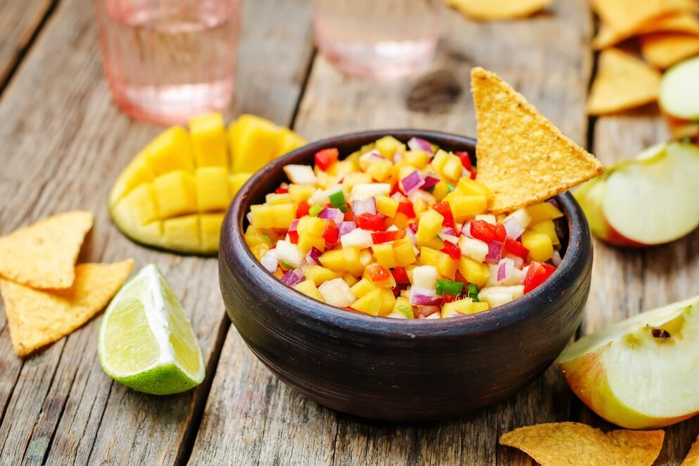 Sweet and spicy apple salsa 11-8-19
