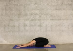 Yoga, child's pose