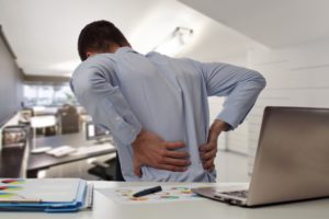 back pain at work