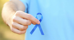 Colorectal Cancer Awareness Month Blue Ribbon