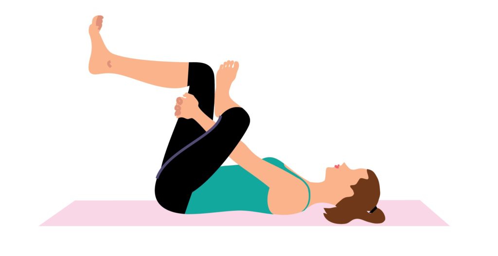 Supine Figure Four Stretch